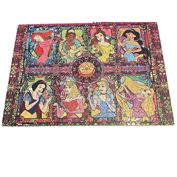 Ceaco 2021 Disney Princess Collage 1000 Piece Puzzle 26.6" x 19" Bonus Poster - Picture 2 of 11